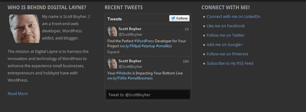 Add Footer Widgets to WordPress