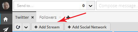add hootsuite stream