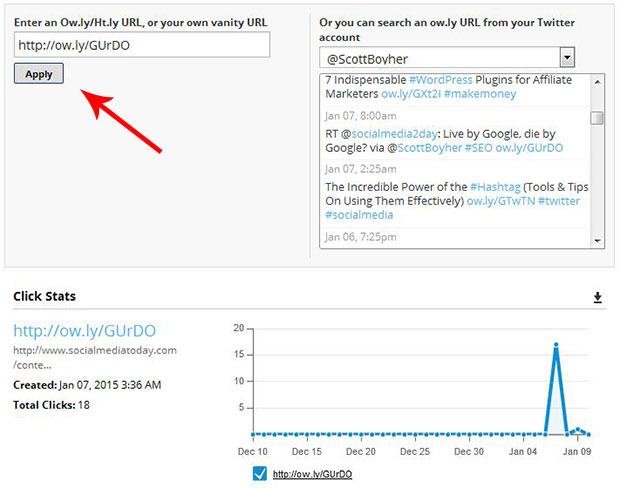 hootsuite url shortner