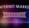 Internet Marketing Acronyms